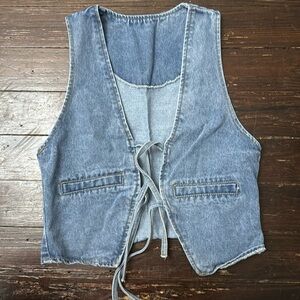 Denim vest